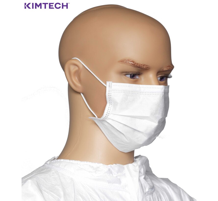 Kimberley-Clark (Kimtech) M3 certified face mask 'earloops' type up to ISO-3