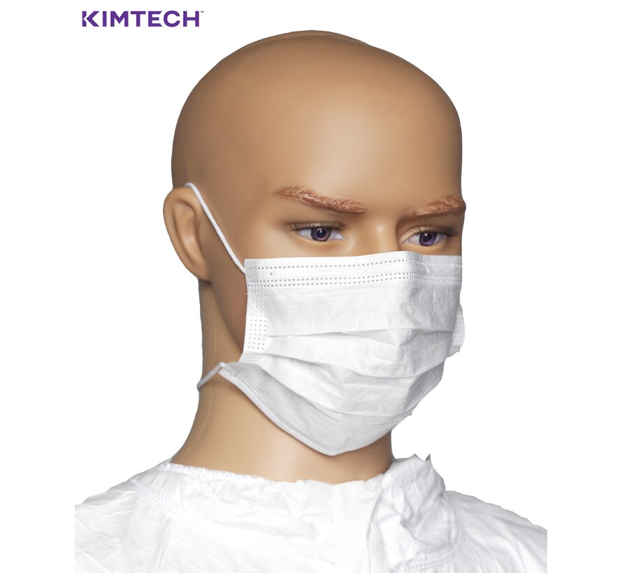 Kimberley-Clark (Kimtech) M3 certified face mask type 'headties' up to ISO-3