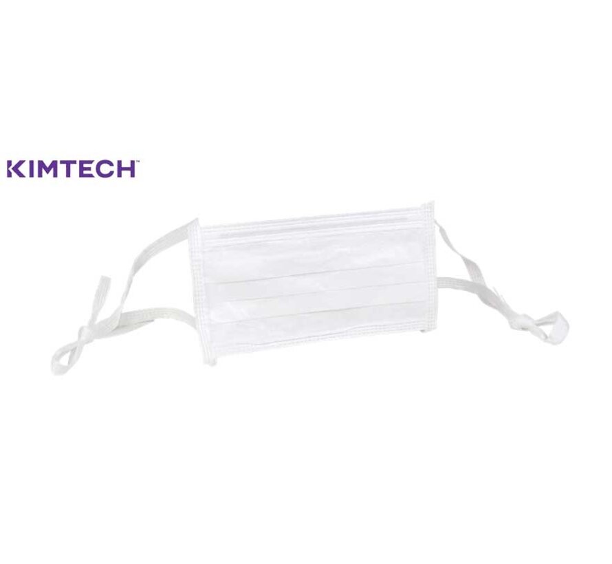 Kimberley-Clark (Kimtech) M3 certified face mask type 'headties' up to ISO-3