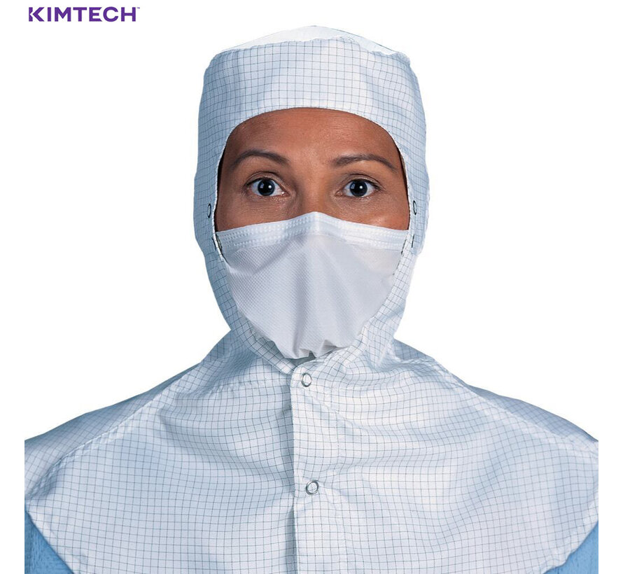 Kimberley-Clark (Kimtech) M7 gezichtssluiers met drukknopen - 150 stuks
