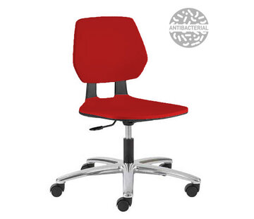 Throna Cleanroom chair Fiocco PP castors height 39/53 cm