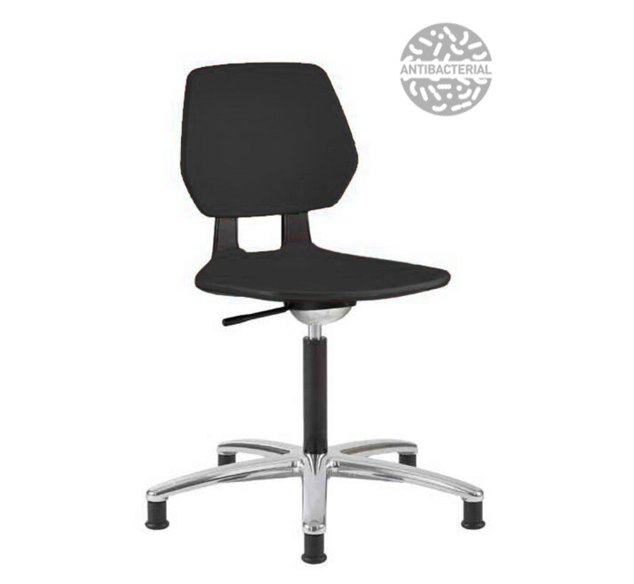 Cleanroom chair Fiocco PP glides height 49/85 cm