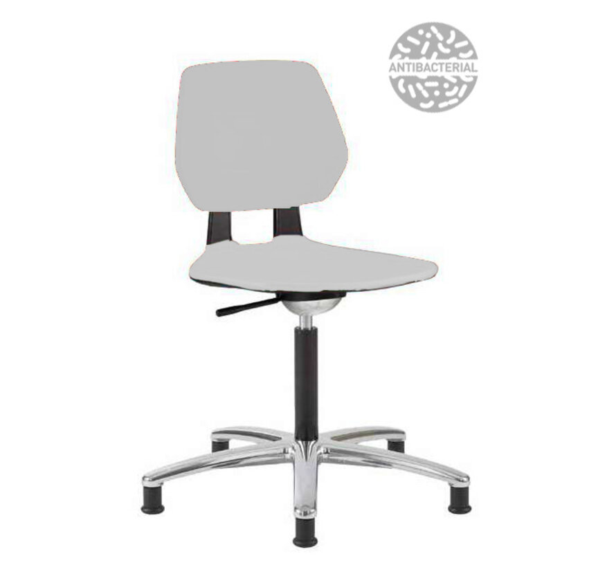 Cleanroom chair Fiocco PP glides height 49/85 cm