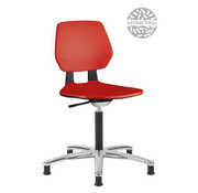 Throna Cleanroom stoel - Fiocco PP - glijders - hoogte 49/85 cm