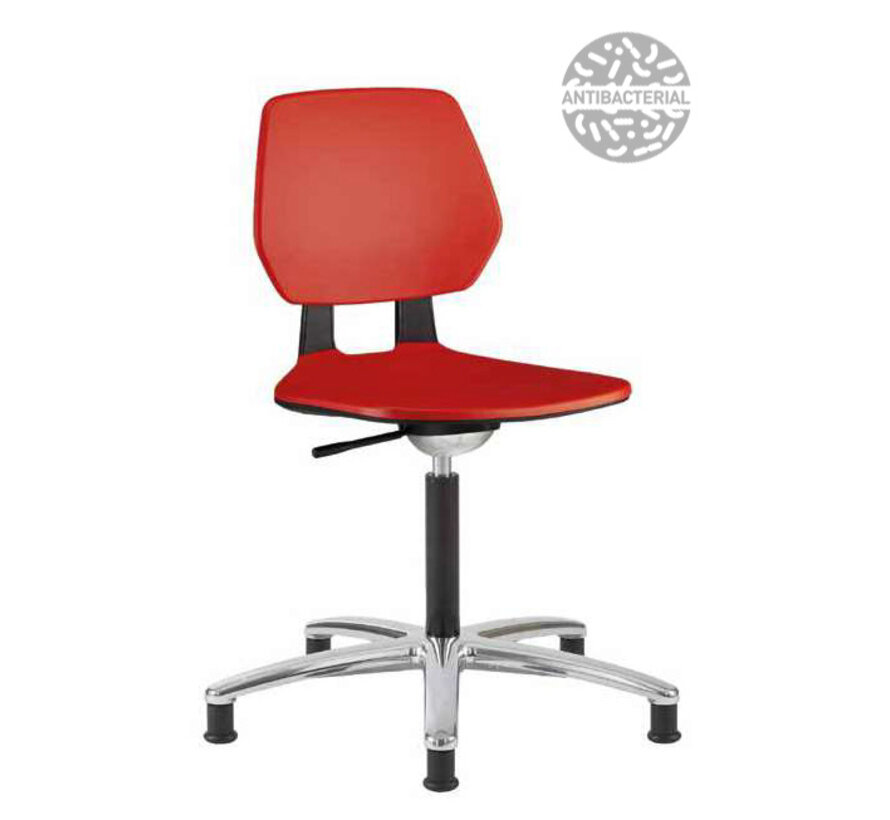 Cleanroom chair Fiocco PP glides height 49/85 cm