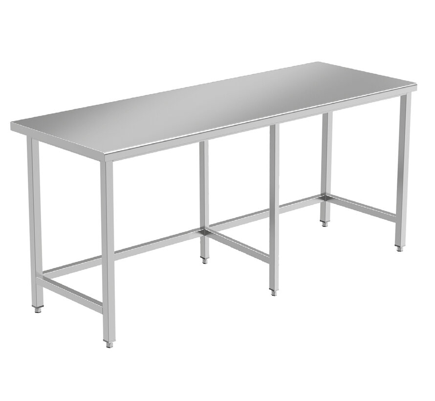 Stainless steel cleanroom work table - PREMIUM