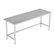 ProCleanroom Stainless steel cleanroom work table with perforated tabletop