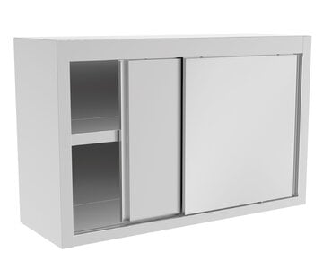 ProCleanroom RVS lage cleanroom  kast met schuifdeuren