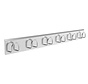 Stainless steel wall coat rack 2 to 12 hooks - PREMIUM