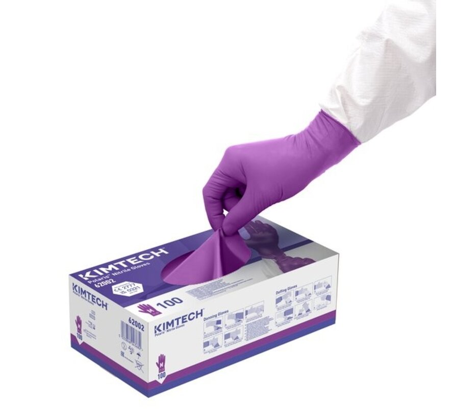 Kimtech Polaris (Kimberly-Clark) cleanroom handschoenen 240mm Nitril - 100 stuks