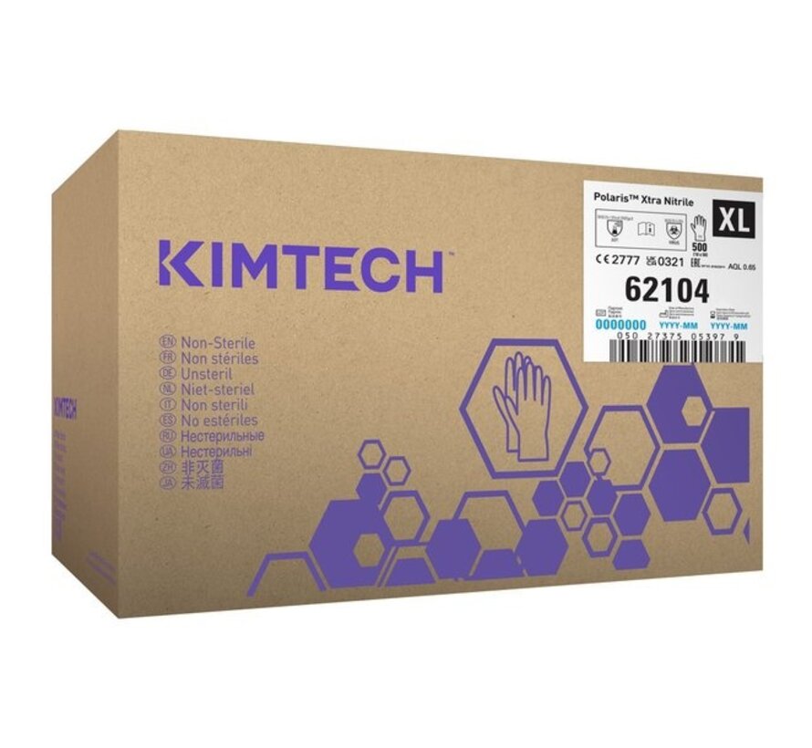 Kimtech Polaris Xtra (Kimberly-Clark) Reinraumhandschuhe 300mm Nitril 50 Stück