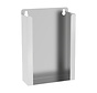 Stainless steel vertical wall dispenser for full packaging