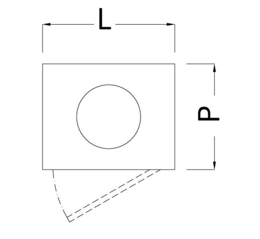 RVS lage cleanroom  was verzamelkast met draaideur - PREMIUM