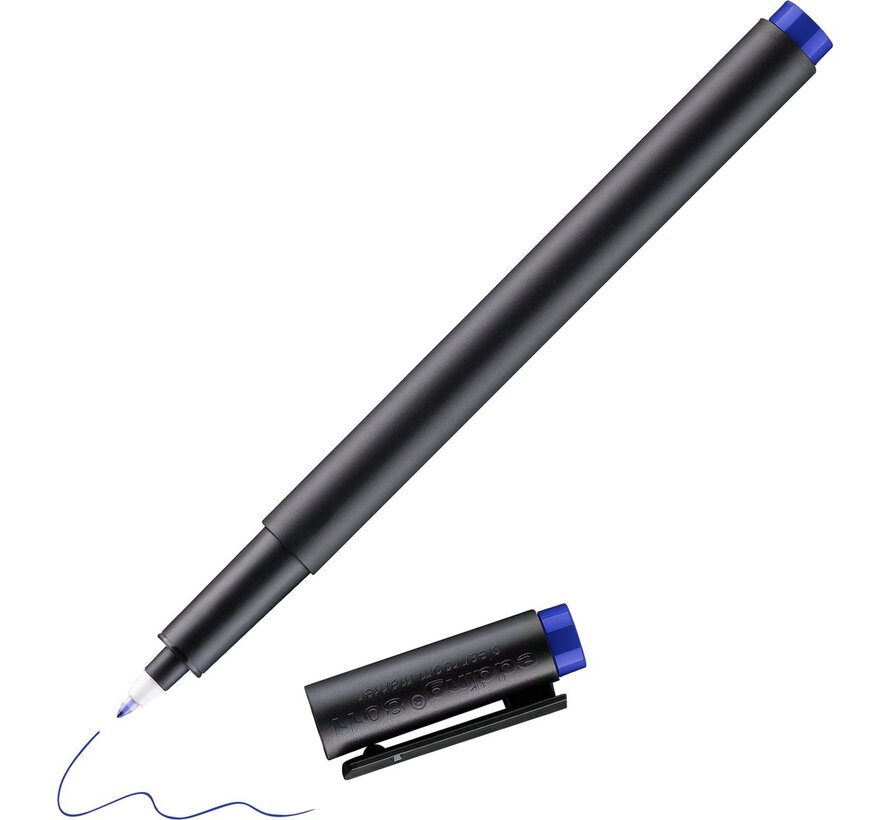 Edding 8011 cleanroommarker zwart en blauw - 10 stuks