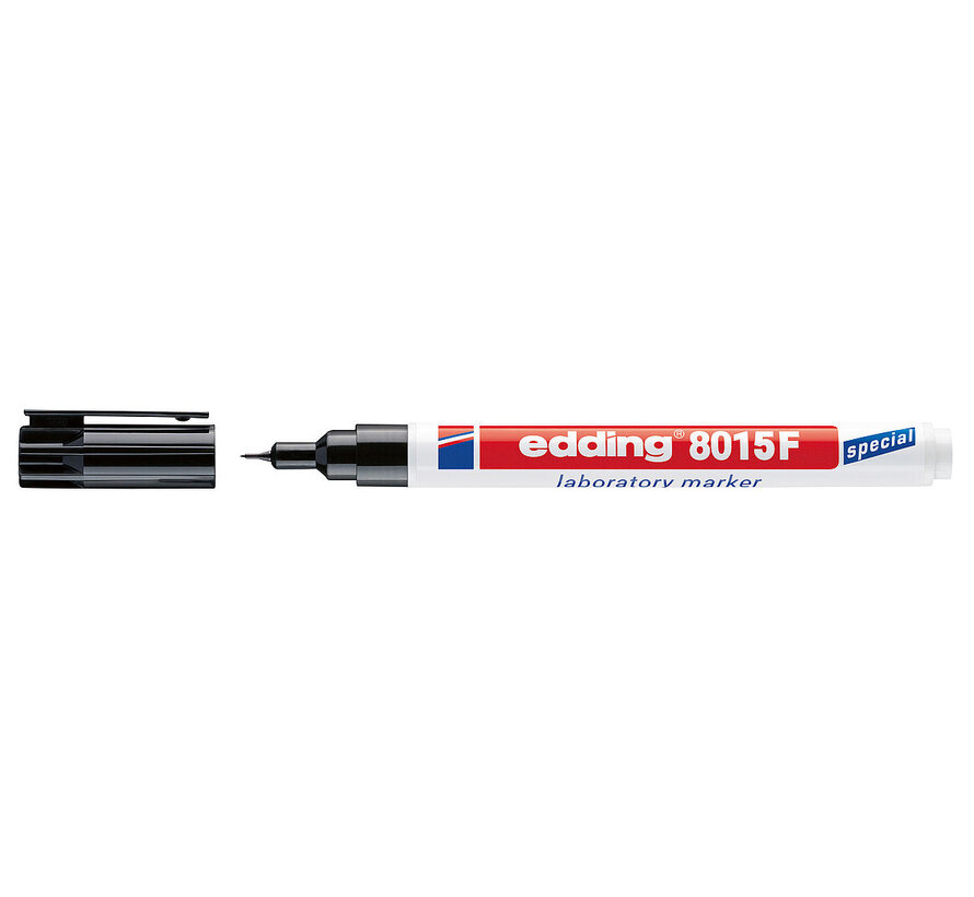 Edding 8015F laboratoriummarker 0.75 mm zwart - 10 stuks
