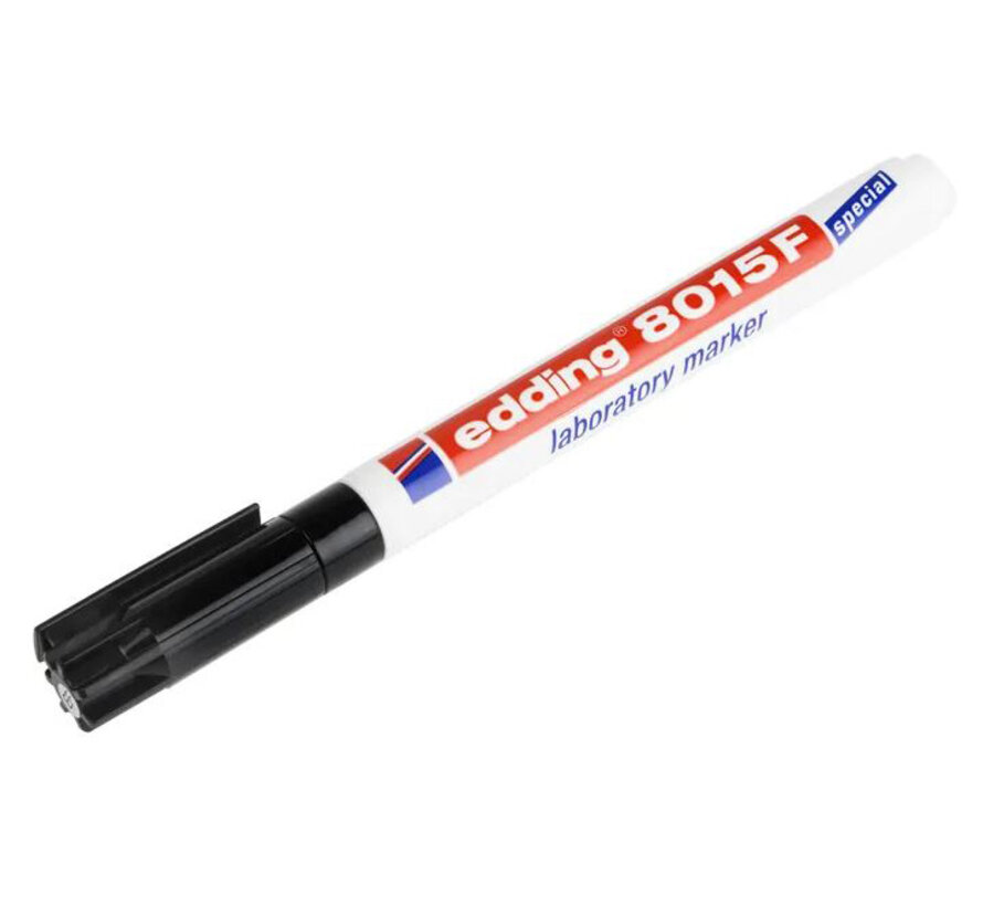 Edding 8015F laboratoriummarker 0.75 mm zwart - 10 stuks
