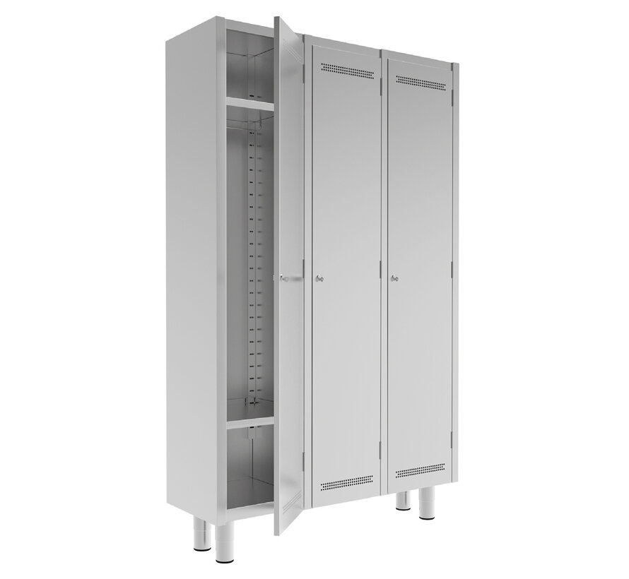 RVS hoge cleanroom  lockerkast - PREMIUM