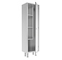 Stainless steel tall cleanroom cabinet for cleaning supplies PREMIUM
