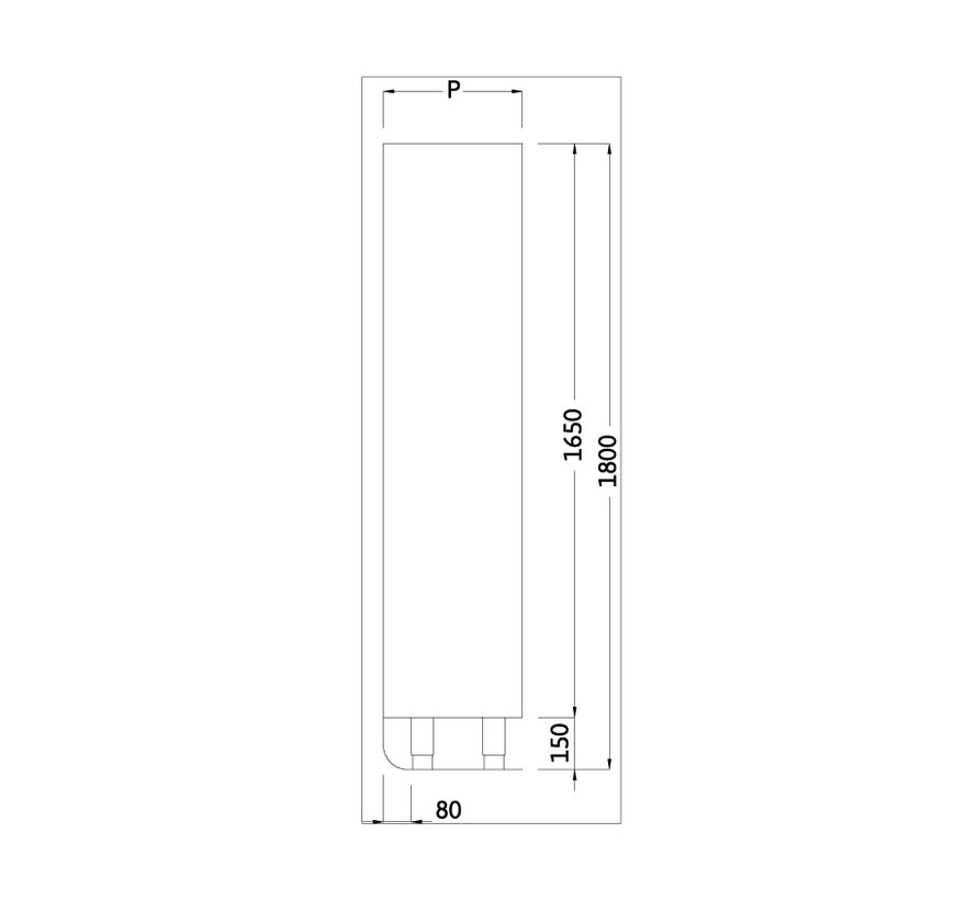 RVS hoge cleanroom kast met vakken en draaideur - PREMIUM