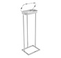 Stainless steel waste bag holder - freestanding model