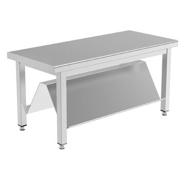 ProCleanroom Stainless steel cleanroom gowning bench with double shoe rack PREMIUM