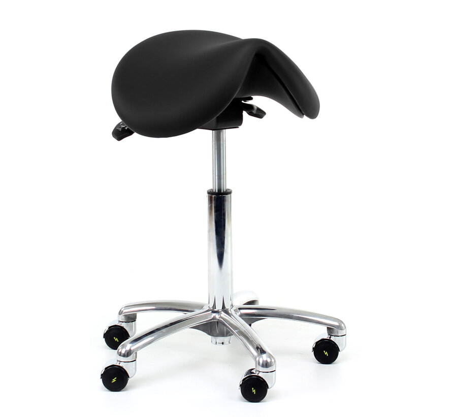 Score Jumper - Cleanroom zadelkruk -  ESD - hoogte 57/76 cm