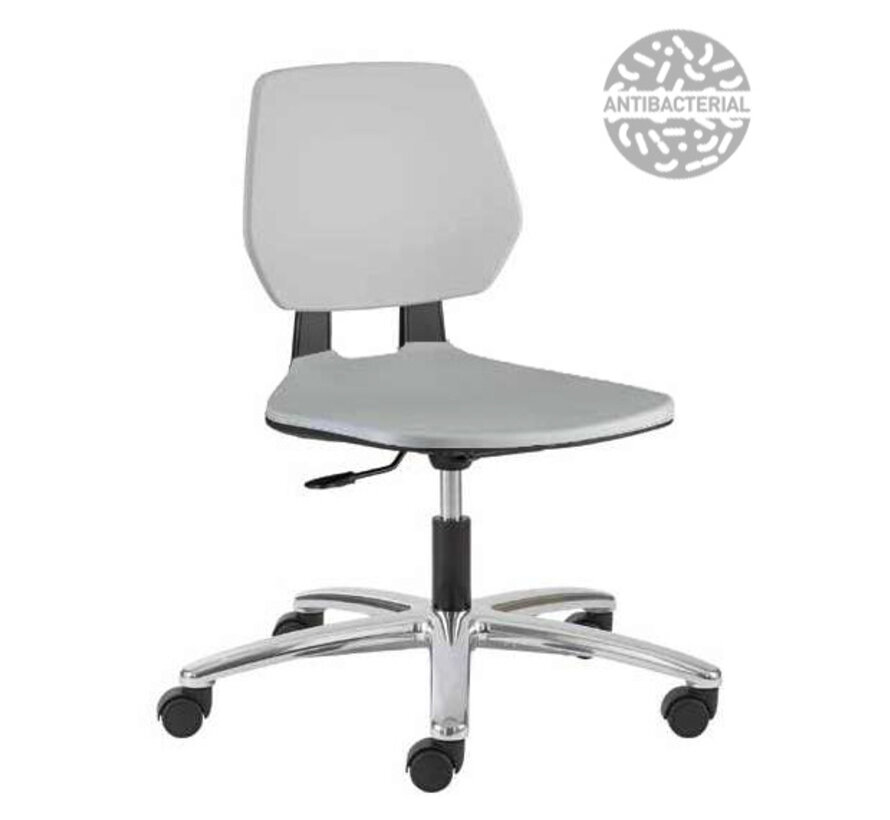 Cleanroom chair Fiocco PU-soft castors height 39/53 cm