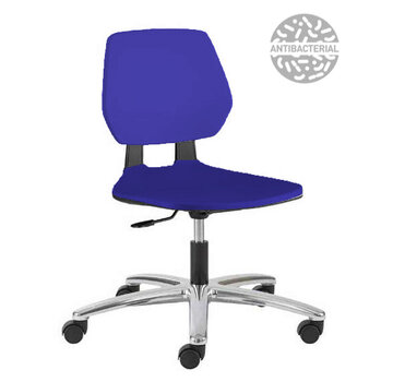 Throna Cleanroom stoel - Fiocco PU-soft - hoogte 39/53 cm