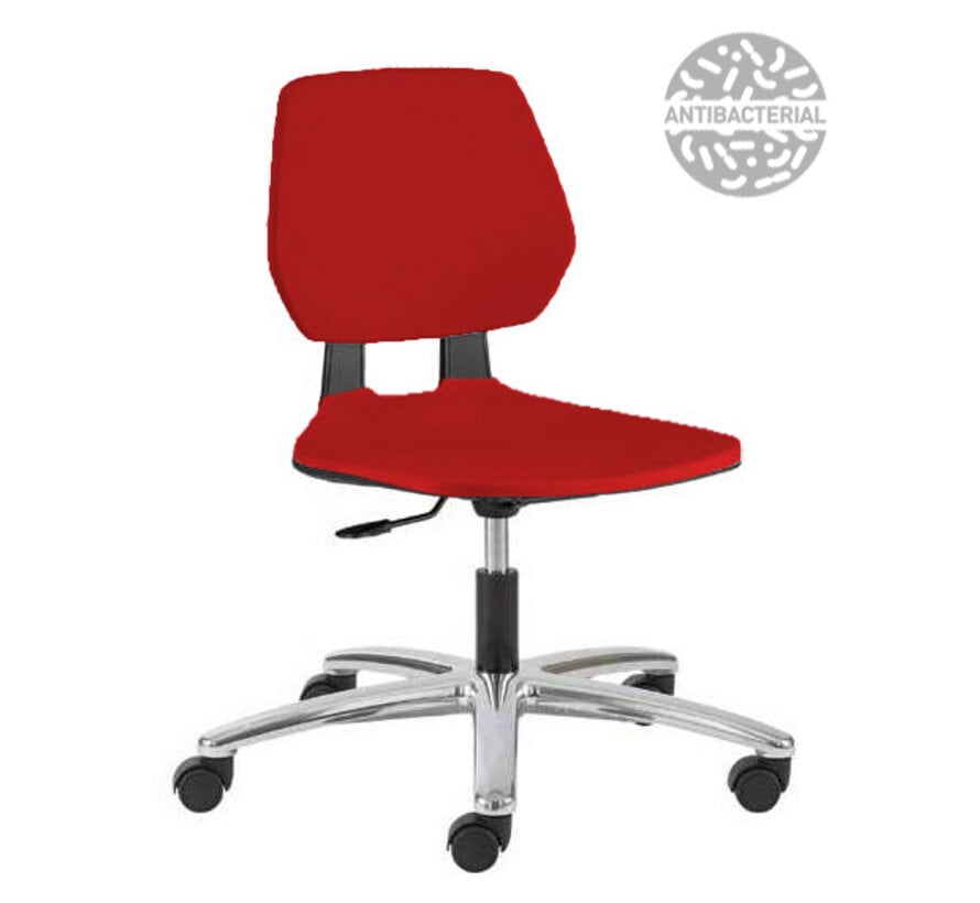 Cleanroom chair Fiocco PU-soft castors height 39/53 cm
