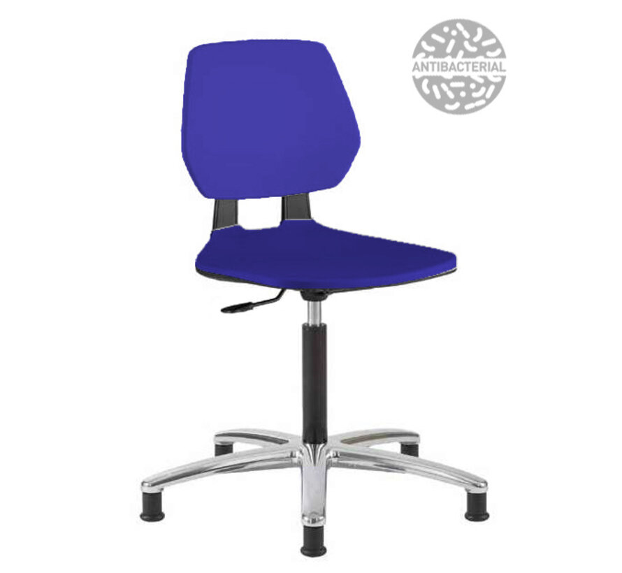 Cleanroom chair Fiocco PU-soft glides height 49/85 cm