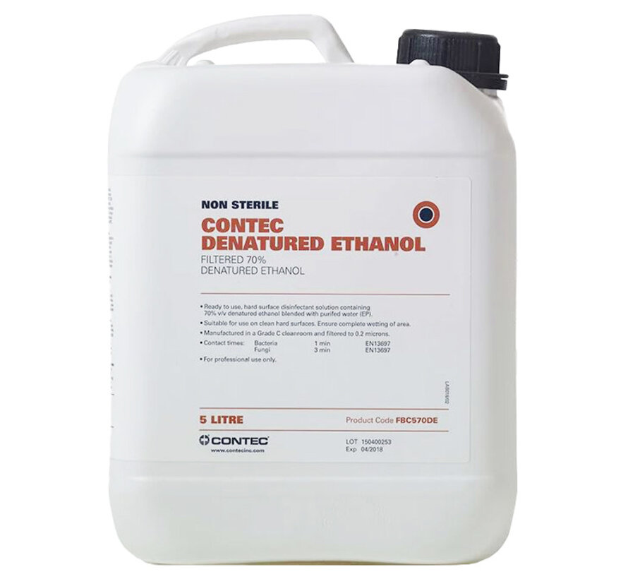 Contec Denatured Ethanol FBC570DE - 5 L