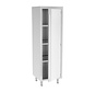 Stainless steel tall cleanroom cabinet with hinged door(s) PREMIUM