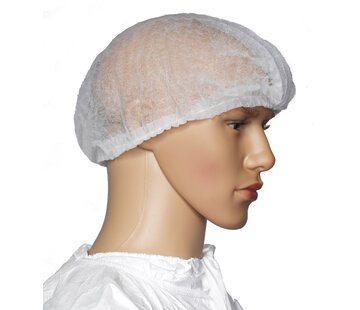 Medicom Medicom-Hopen Bouffant Caps white 53 cm (100 pieces)