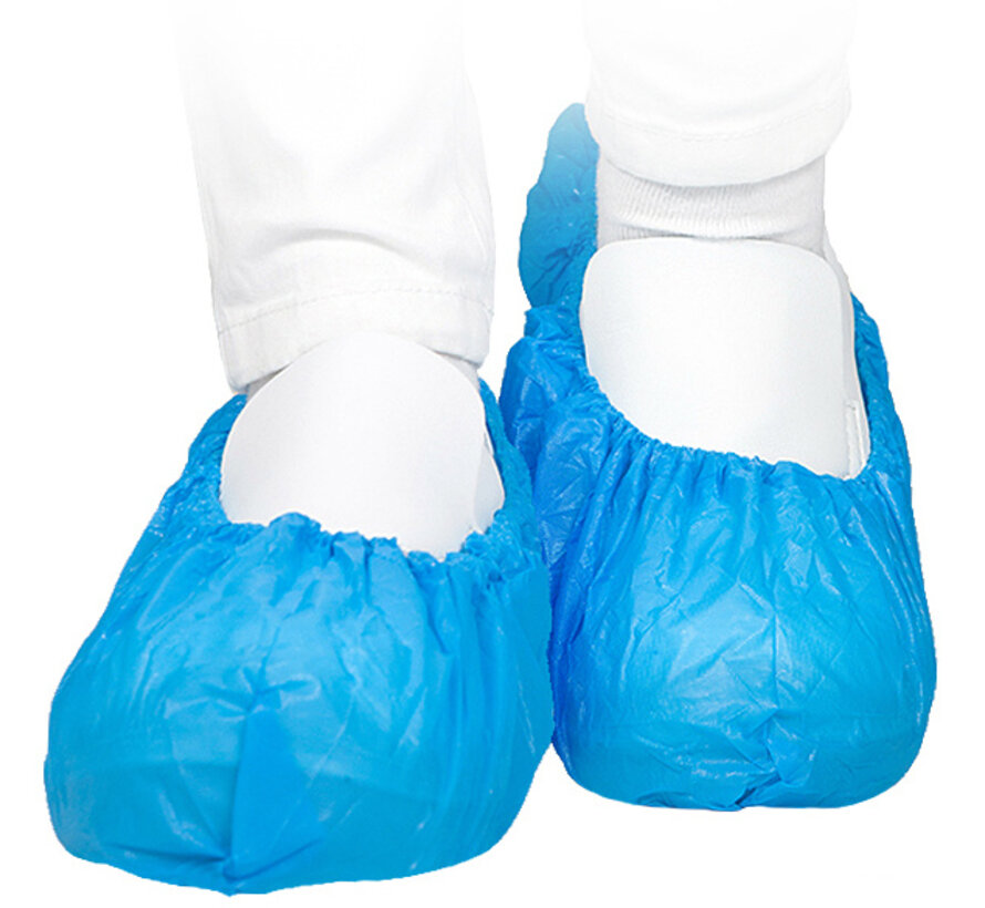 Medicom Kolmi blue CPE shoe cover 31 μm (100 pieces)