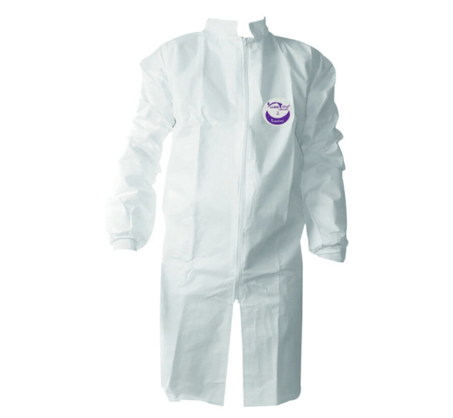 Medicom - Weepro lab coat with zip (50 pieces)