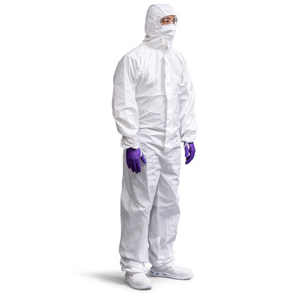 Cleanroom coveralls