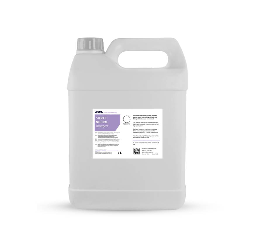 (Steriele) AGMA Neutral Detergent - 5L