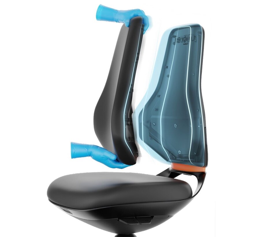 Bimos Texon 3 (9171R) and 4 (9175R) cleanroom chairs ESD