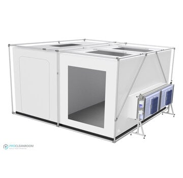 ProCleanroom 16m² – CleanShell 4040 – Reinraumzelt