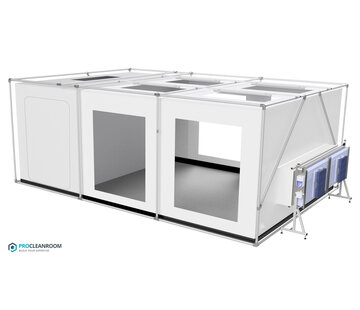 ProCleanroom 24m² – CleanShell 4060 – Reinraumzelt