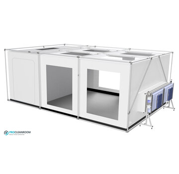 ProCleanroom 24m² – CleanShell 4060 – Reinraumzelt