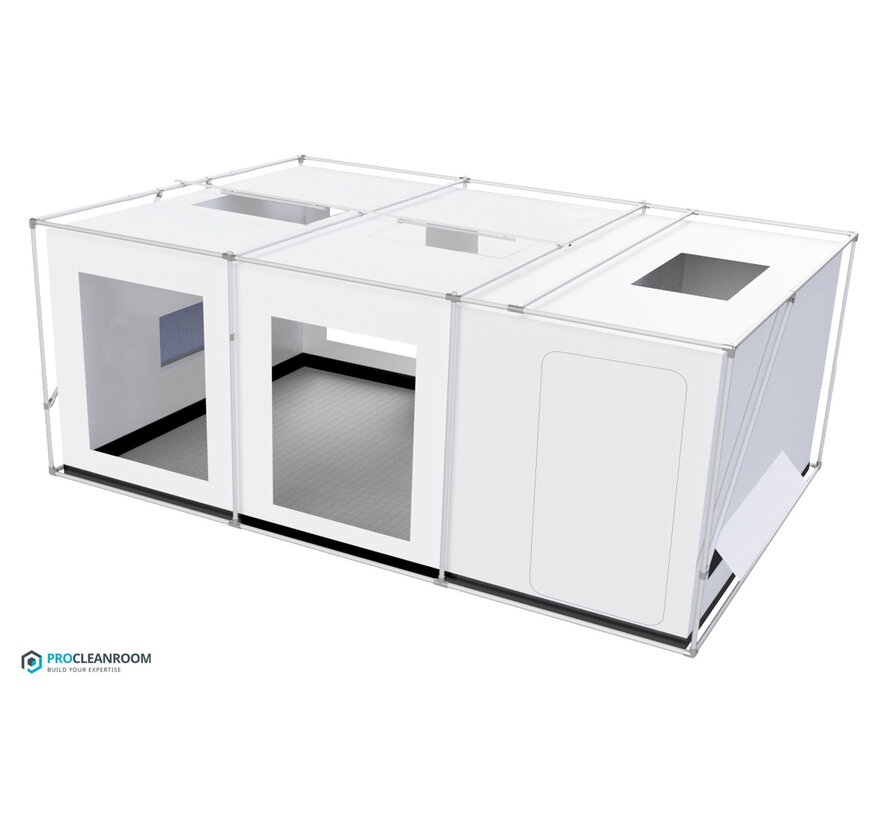 CleanShell - Cleanroom tent 2560 - 15m²