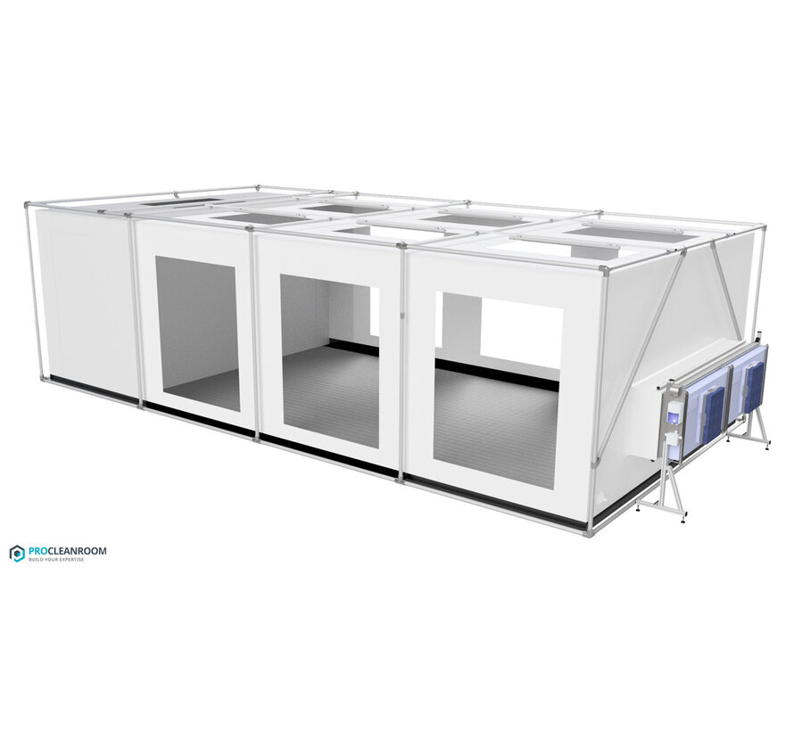 CleanShell - Cleanroom tent 4080 - 32m²