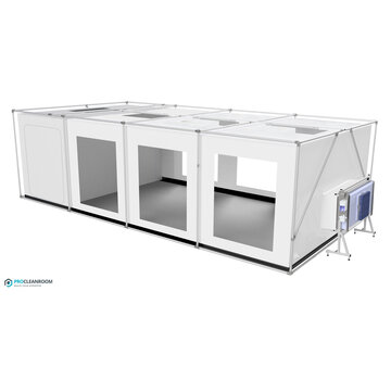 ProCleanroom 20m² – CleanShell 2580 – Reinraumzelt