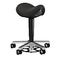 Bimos 9F73R - cleanroom ESD saddle stool with castors and foot adjustment
