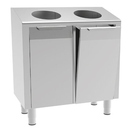 Laundry collection cabinets