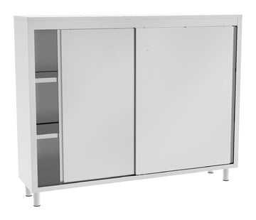 ProCleanroom Edelstahl-Schrank mit Schiebetüren PREMIUM
