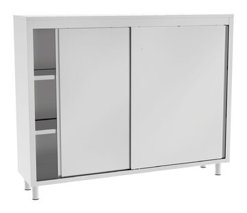 ProCleanroom Stainless steel cabinet with sliding doors PREMIUM