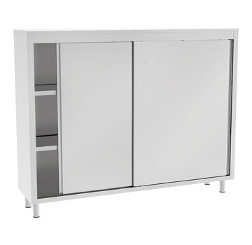 ProCleanroom Edelstahl-Schrank mit Schiebetüren PREMIUM