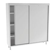 ProCleanroom Edelstahl-Schrank mit Schiebetüren PREMIUM